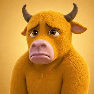 Aggrieved bull reaction