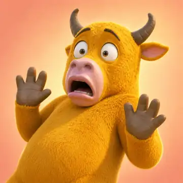 Recoiling bull reaction
