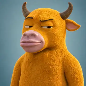 Smug bull reaction