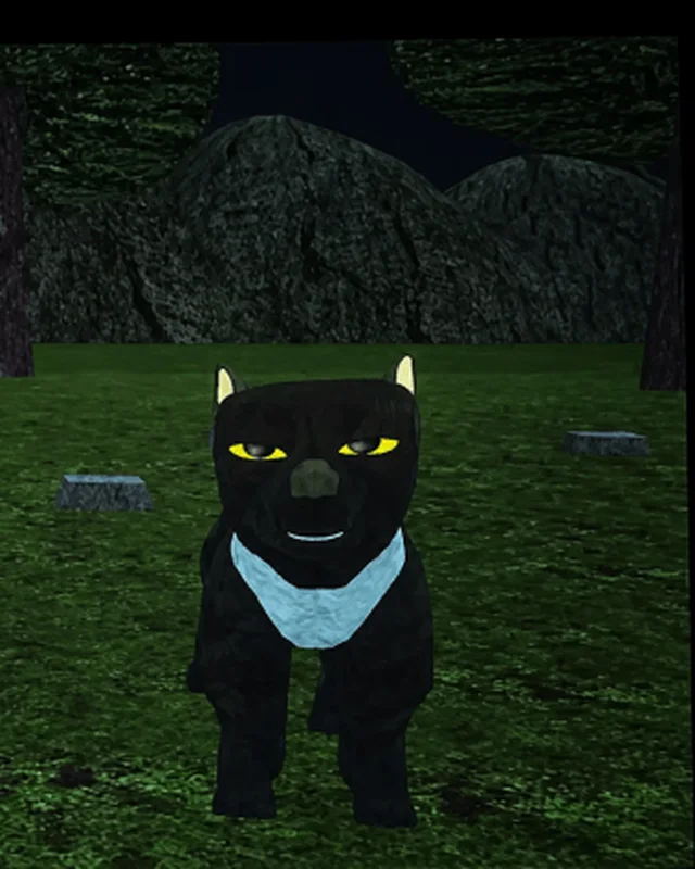 Close-up of a wolf advancing in the film